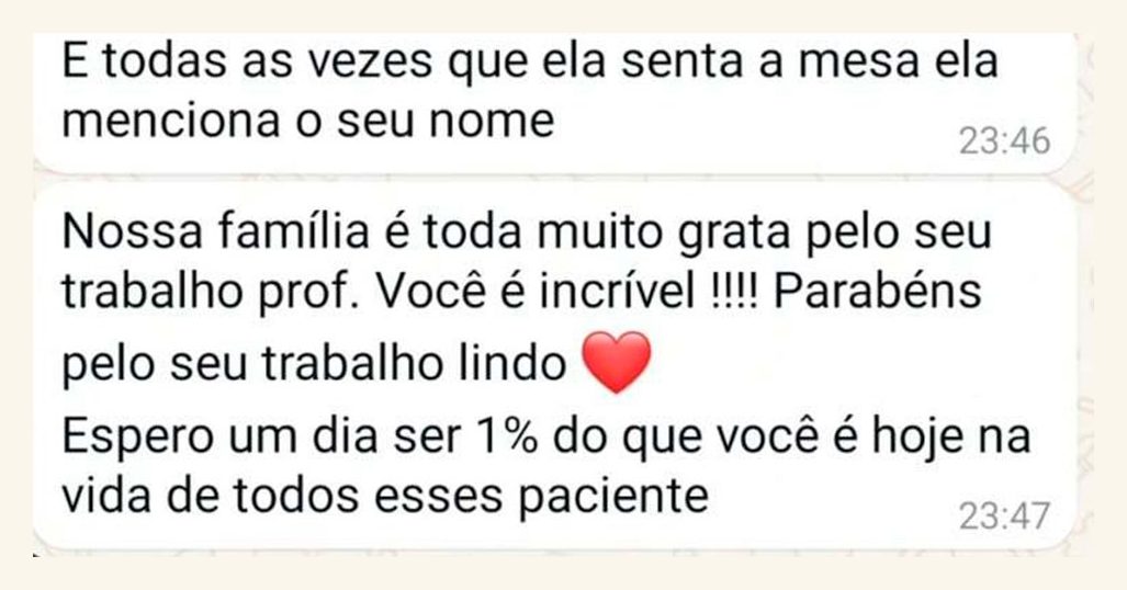 Depoimento de paciente 11