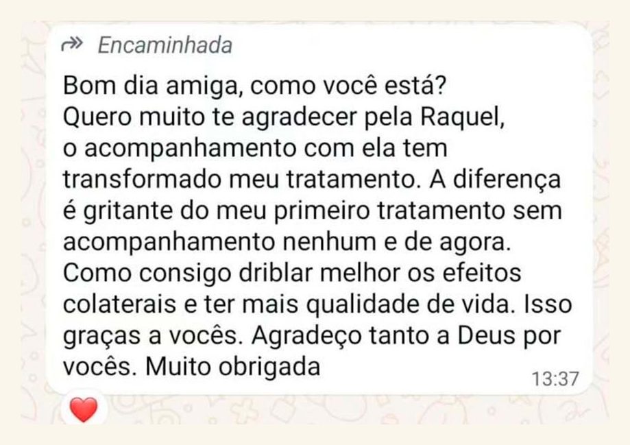 Depoimento de paciente 13